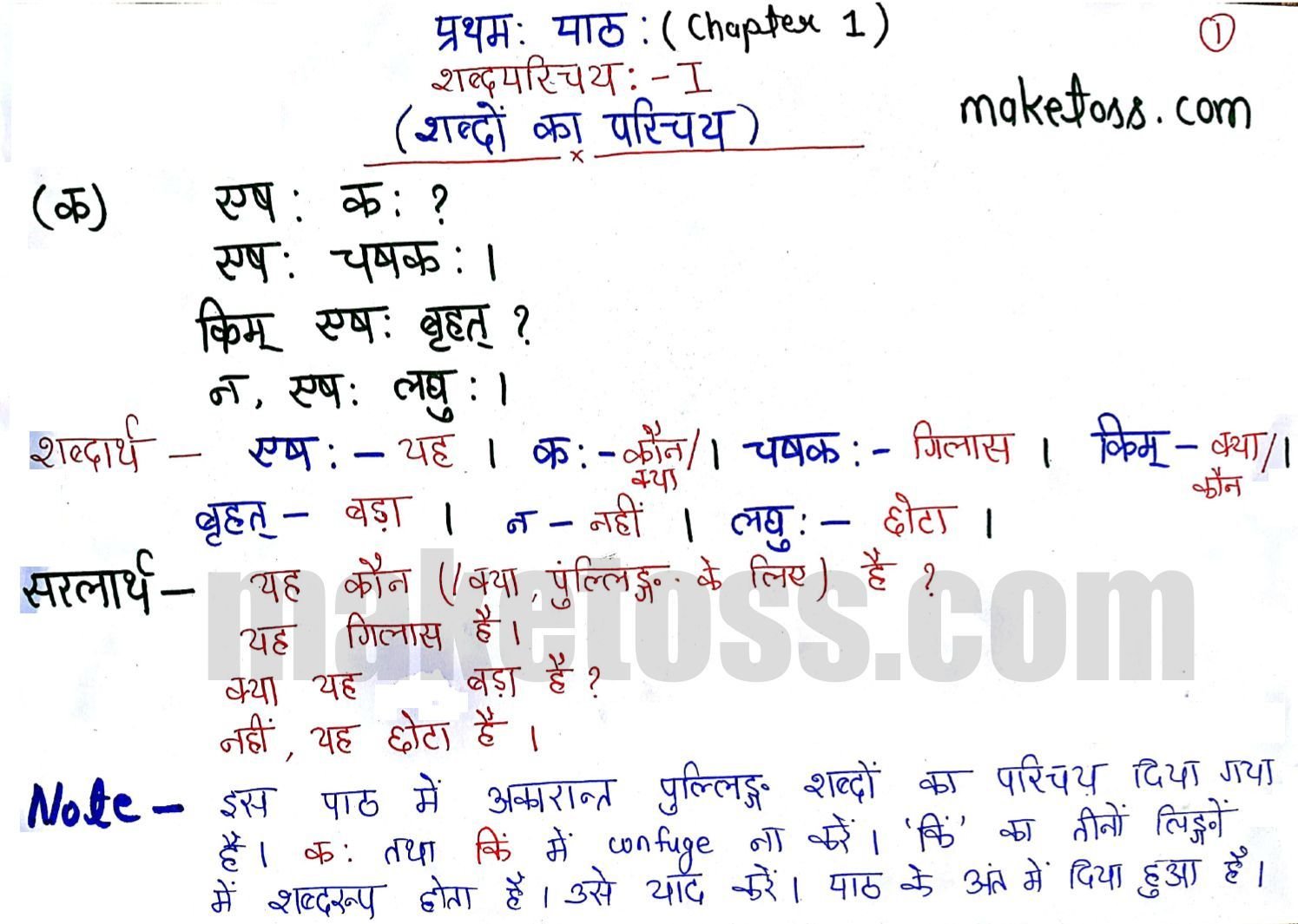 sanskrit-class-6-chapter-1-1-ncert-solution-translation