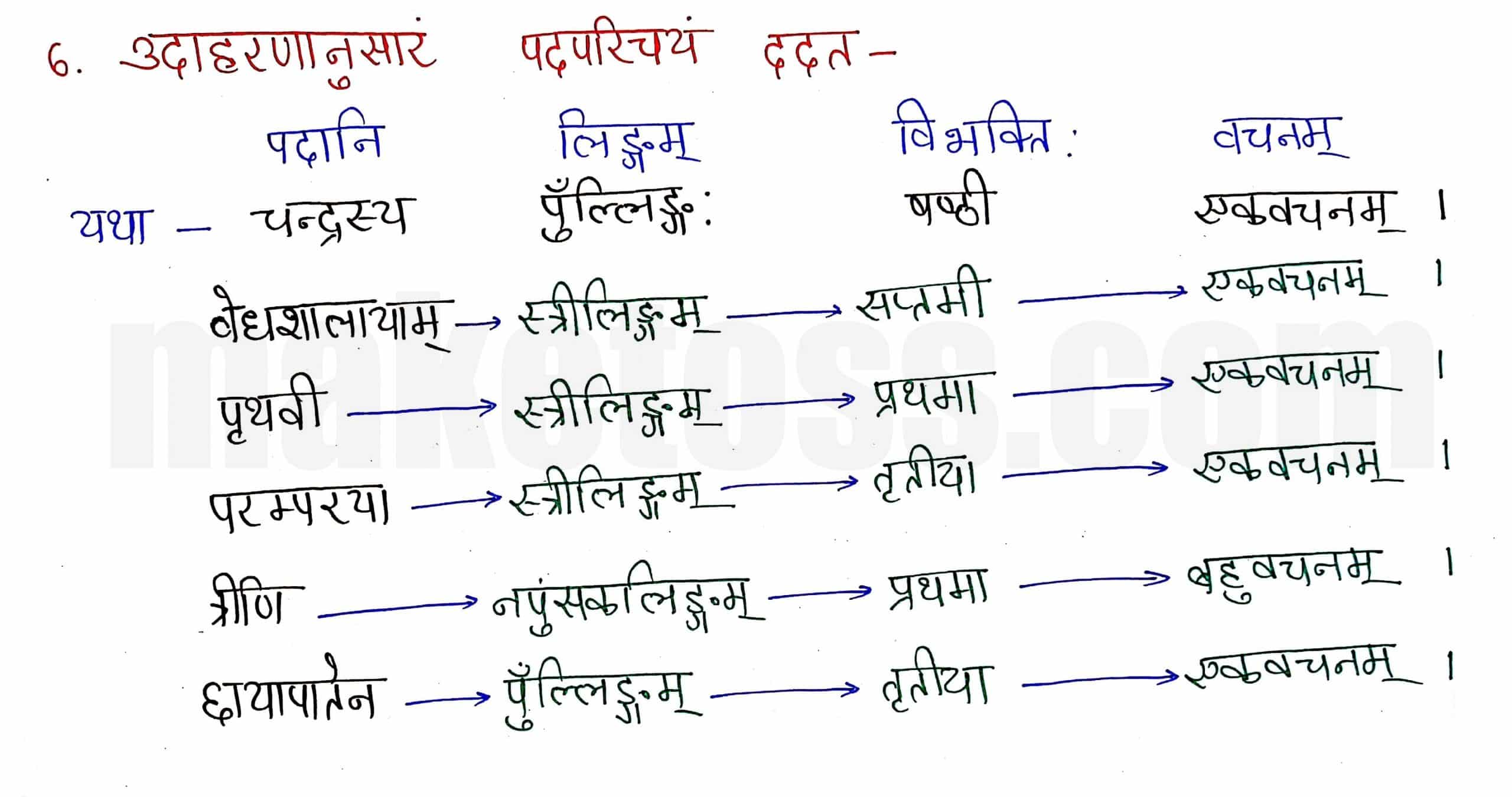 Sanskrit class 8 chapter 14-आर्यभटः-page 5 -Hindi Translation + Exercise
