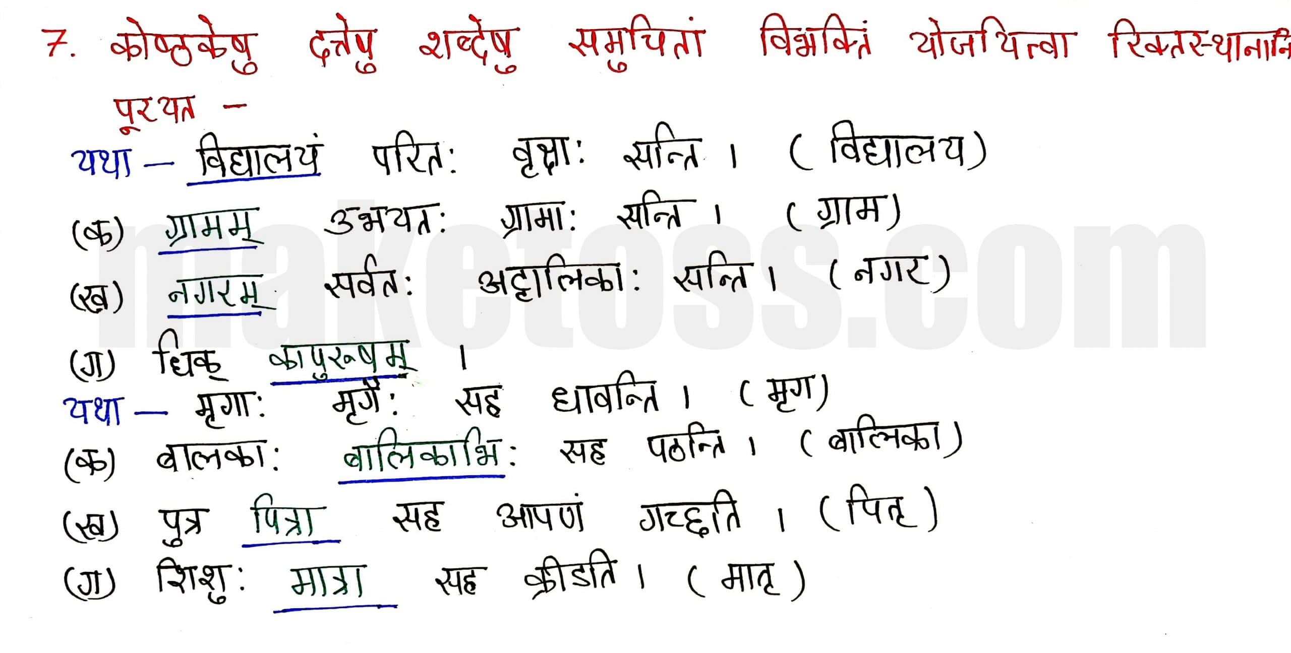 Sanskrit class 8 chapter 8-संसारसागरस्य नायकाः page 6