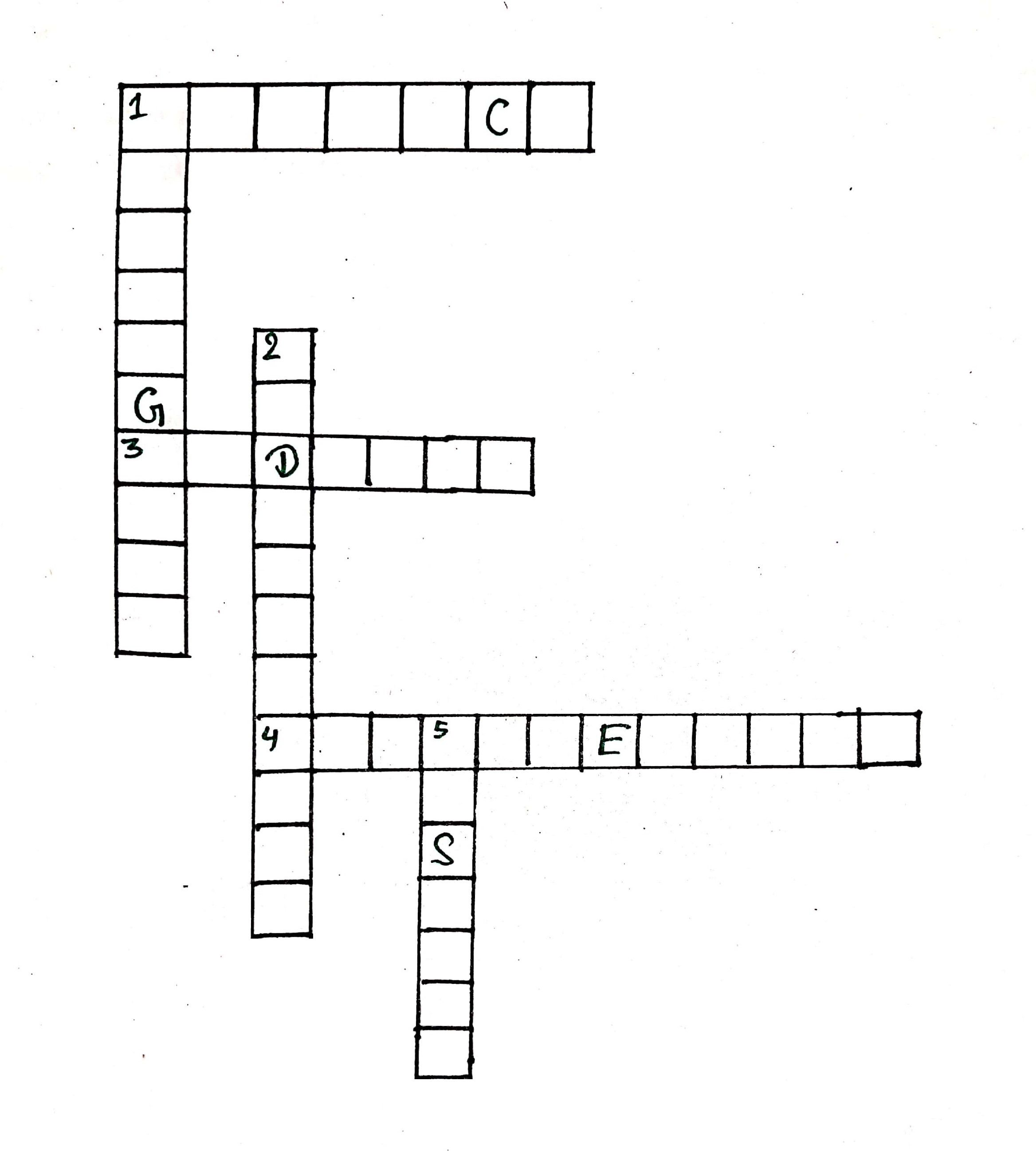 word puzzle Question 11 science chapter 7