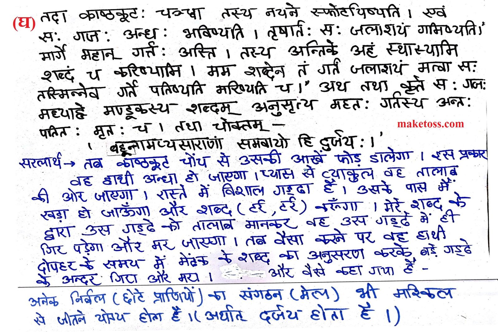 class-7-sanskrit-chapter-4-summary-in-english-joshua-bank-s-english