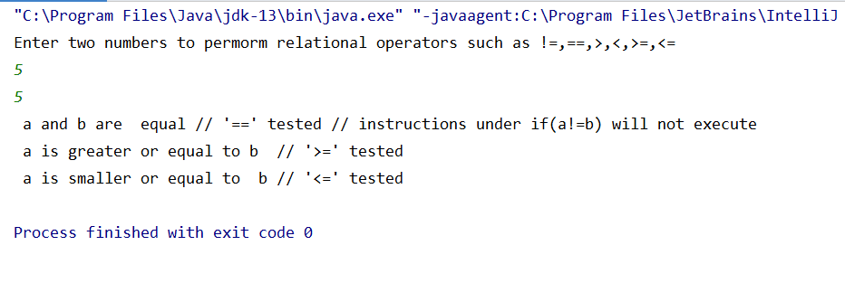 Relational Operator In Java 2779