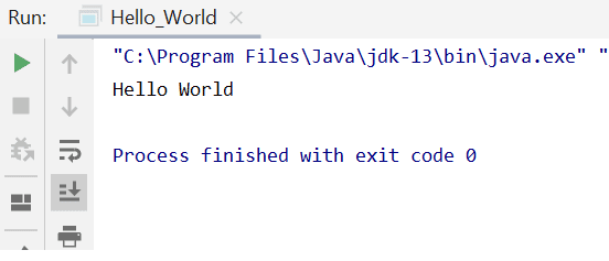 Hello World Program In Java