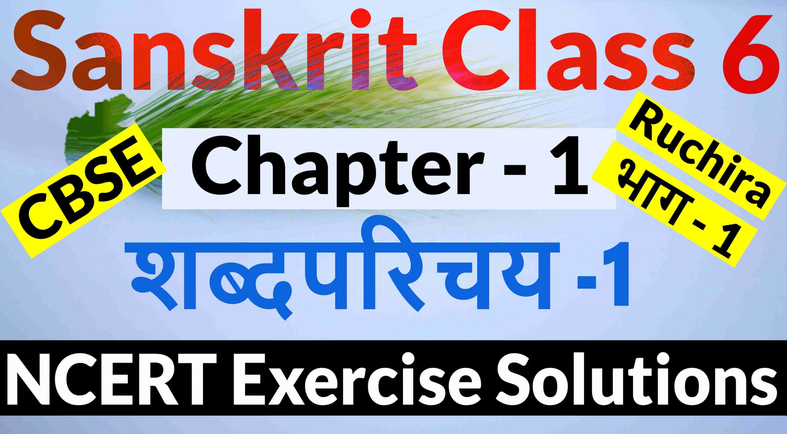 NCERT Solutions for Class 6 Sanskrit Chapter 1-शब्दपरिचय 1