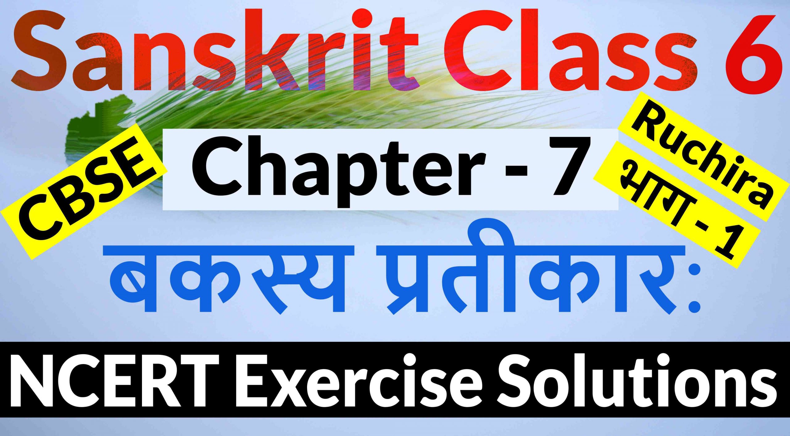 NCERT-Solutions-for-Class-6-Sanskrit-Chapter-7-बकस्य-प्रतीकार: