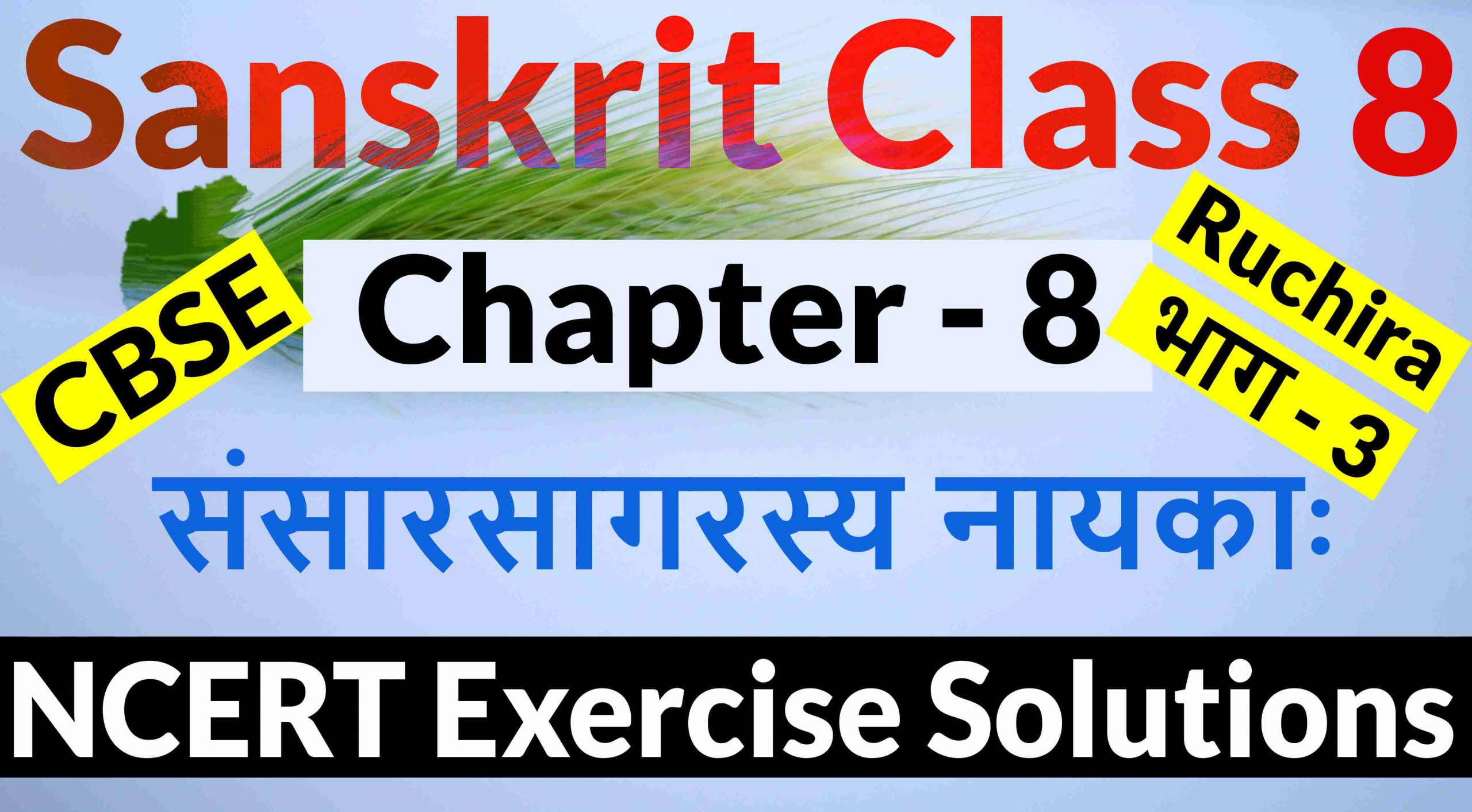 NCERT Solutions for Class 8 Sanskrit Chapter 8-संसारसागरस्य नायकाः